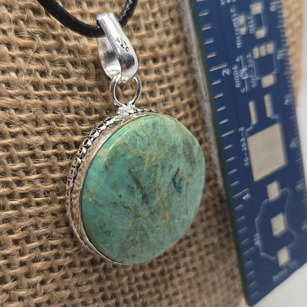 Peruvian Turquoise pendant #308 - Picture 2 of 4